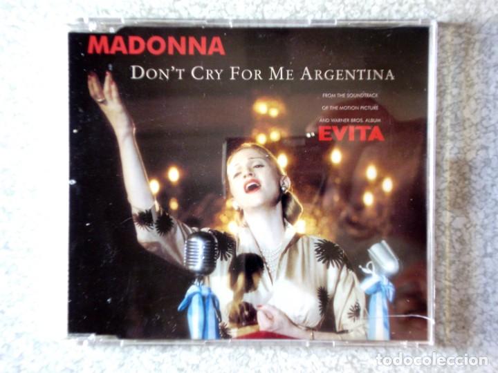 CDs de M&uacute;sica: MADONNA.DON&acute;T CRY FOR ME ARGENTINA..CD SINGLE 4 VERSIONES...GERMANY...PEDIDO MINIMO 5&euro;