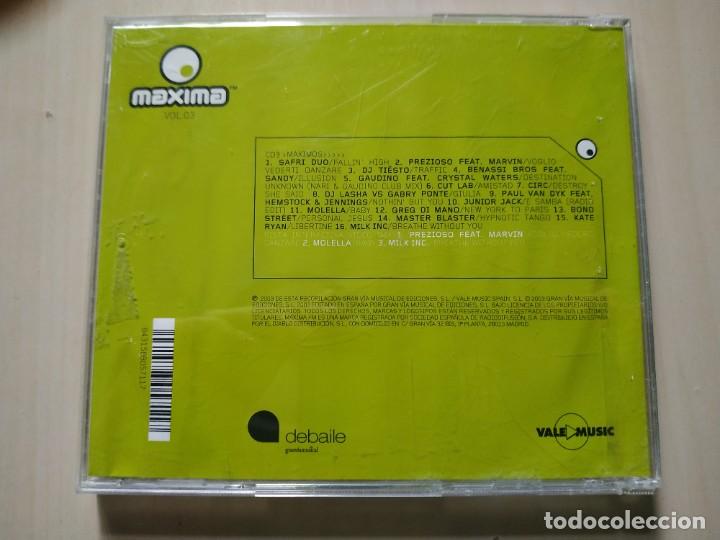 CDs de m&uacute;sica: M&aacute;xima Vol. 03. CD3. M&aacute;ximos - Foto 2