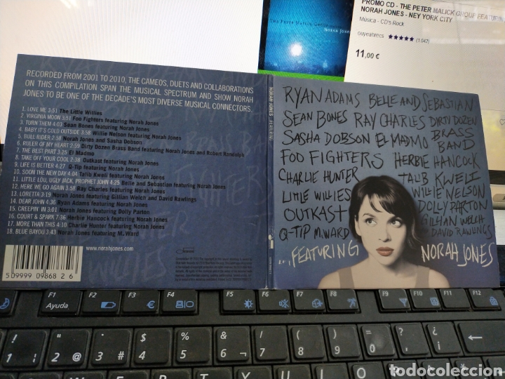CDs de m&uacute;sica: Norah Jones cd Digipack featuring precintado - Foto 1