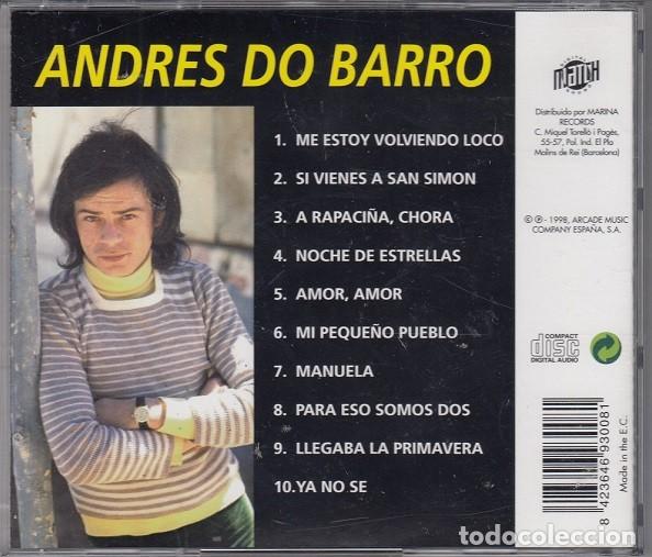 CDs de m&uacute;sica: ANDRES DO BARRO - LOS GRANDES EXITOS - CD - Foto 2