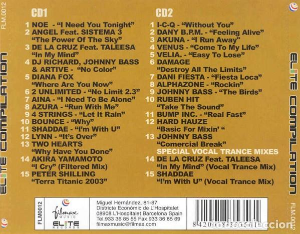 CDs de m&uacute;sica: Elite Compilation (La Elite Del Dance) - 2xCD - Foto 2