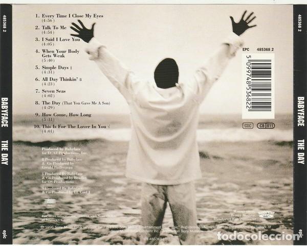 CDs de m&uacute;sica: Babyface - The Day - CD - Foto 2