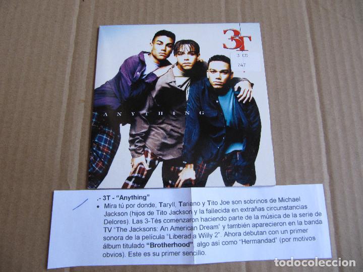 CDs de m&uacute;sica: 3T - Anything CADENA 100 - Foto 1