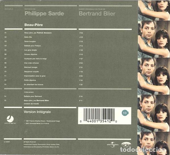 CDs de m&uacute;sica: Philippe Sarde - Beau-P&egrave;re - CD digipack precintado - Foto 2