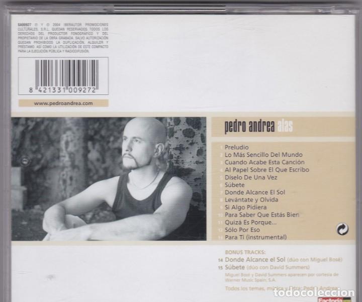 CDs de m&uacute;sica: Pedro Andrea - Alas - CD - Foto 2
