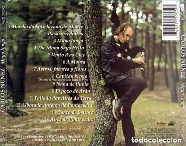CDs de Música: R633 - CARLOS NUÑEZ. MAYO LONGO. GAITA. GAITERO. GALICIA. CD. - Foto 2 - 213798620