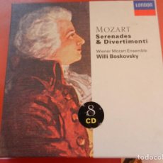 CDs de Música: MOZART - SERENADE & DIVERTIMENTI - WILLI BOSKOVSKY - 8 CD - COMPLETO - DECCA RECORD LONDON 2000.. Lote 213808978