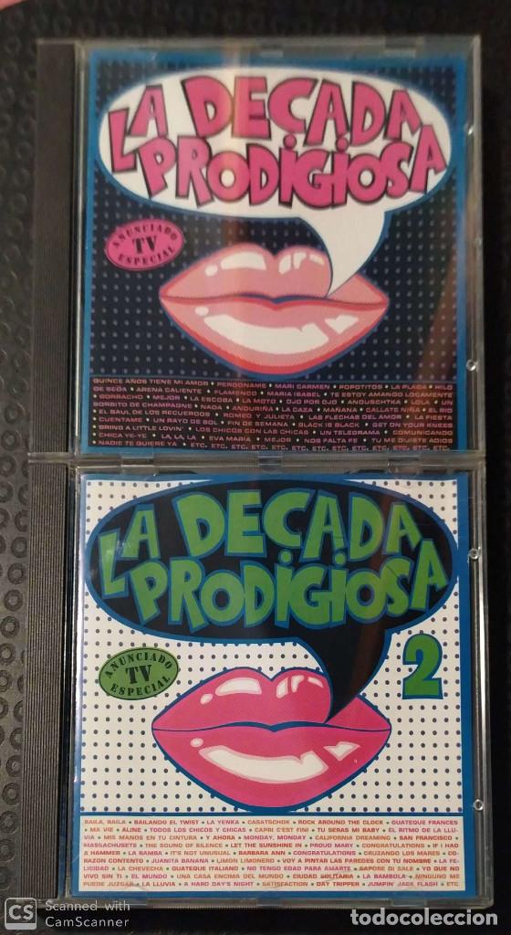 CDs de m&uacute;sica: LA DECADA PRODIGIOSA (LA DECADA PRODIGIOSA 1 Y 2) 2 CDs 1987 - Foto 1