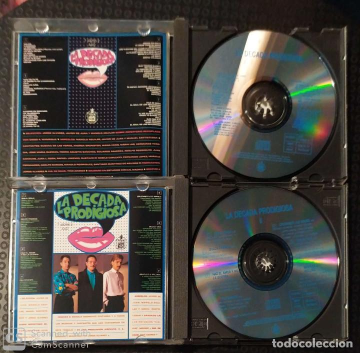 CDs de m&uacute;sica: LA DECADA PRODIGIOSA (LA DECADA PRODIGIOSA 1 Y 2) 2 CDs 1987 - Foto 3