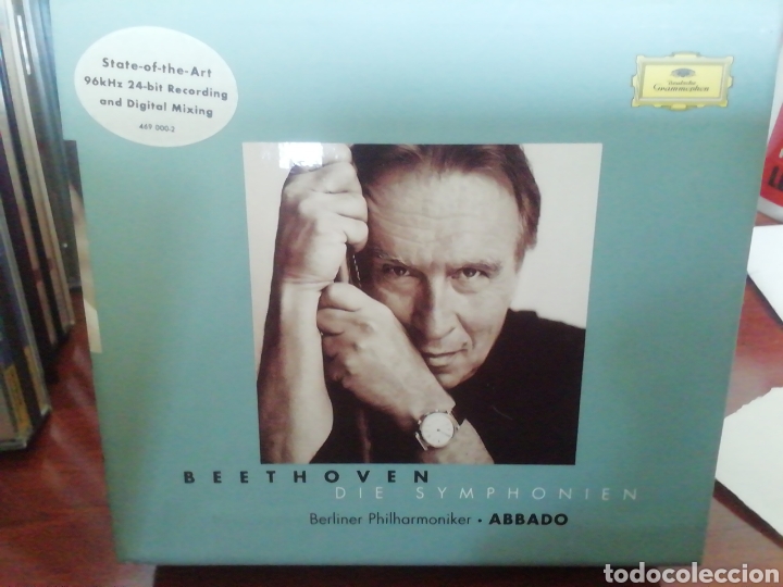 CDs de m&uacute;sica: Beethoven. Sinfon&iacute;as. CD. Abbado. 5 discos. - Foto 1
