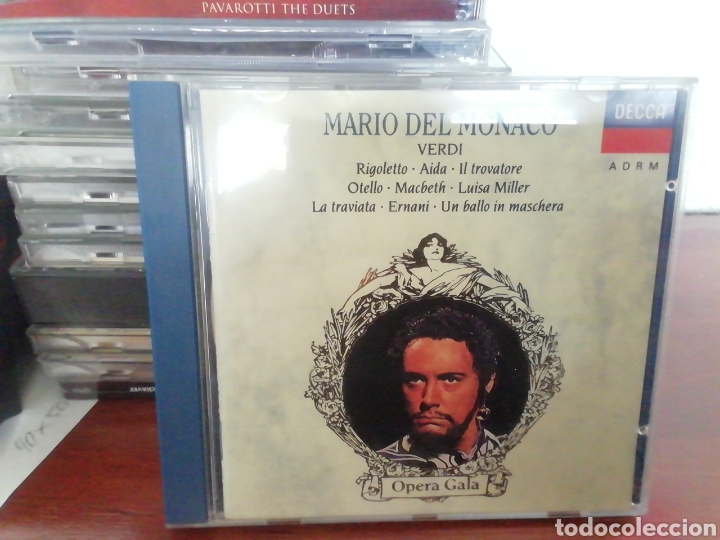 CDs de m&uacute;sica: Mario del M&oacute;naco. Verdi. CD. - Foto 1
