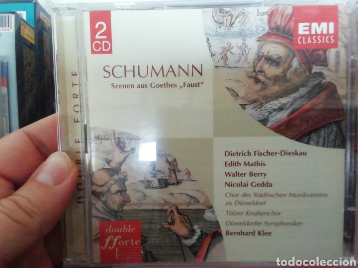 CDs de m&uacute;sica: Schumann. Escenas de Fausto. CD. Dos discos. - Foto 1