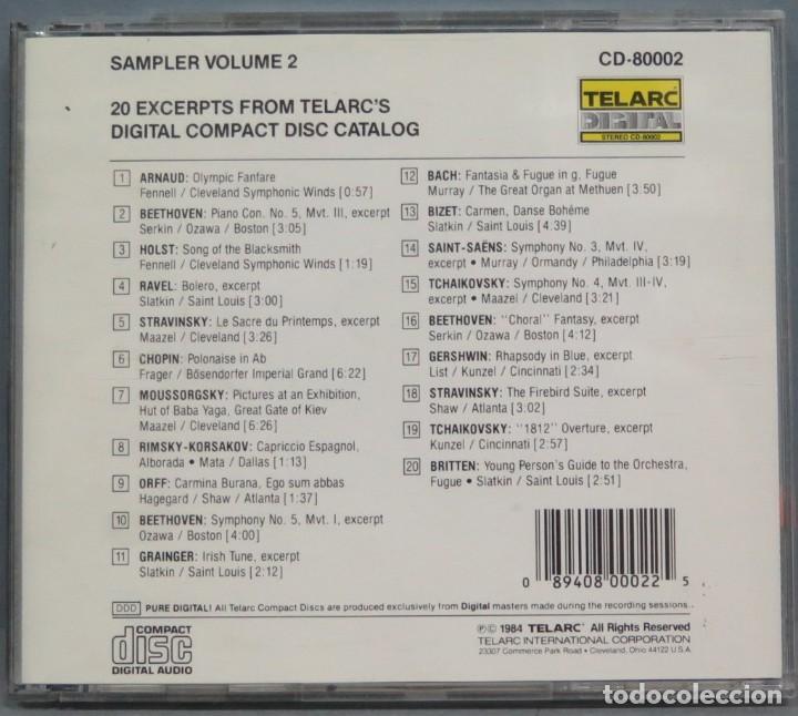 CDs de m&uacute;sica: CD. Sampler Volume 2 - Foto 2