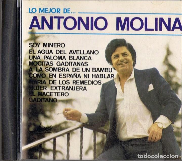 CDs de m&uacute;sica: LO MEJOR DE ANTONIO MOLINA (CD) - Foto 1