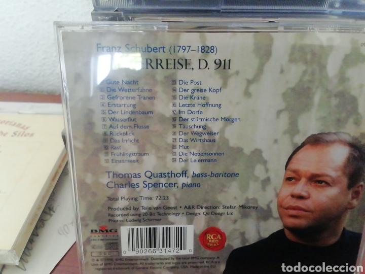 CDs de m&uacute;sica: Schubert. Winterreise. CD. Thomas Quasthoff. - Foto 2