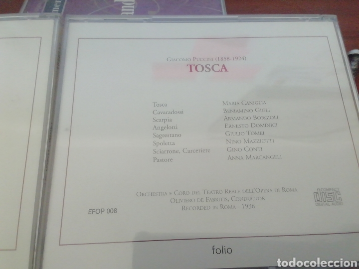 CDs de m&uacute;sica: Tosca. Puccini. Dos CD nuevos con precinto. - Foto 3