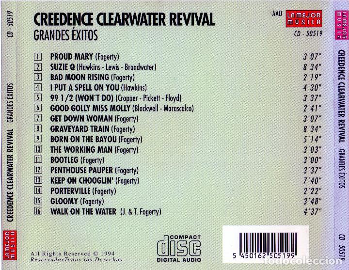 CDs de m&uacute;sica: Creedence Clearwater - Grandes Exitos (CD) - Foto 2