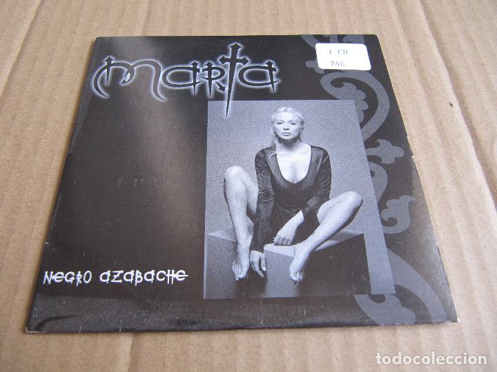 CDs de m&uacute;sica: MARTA SANCHEZ - NEGRO AZABACHE (CD-SINGLE, PROMO) - Foto 1