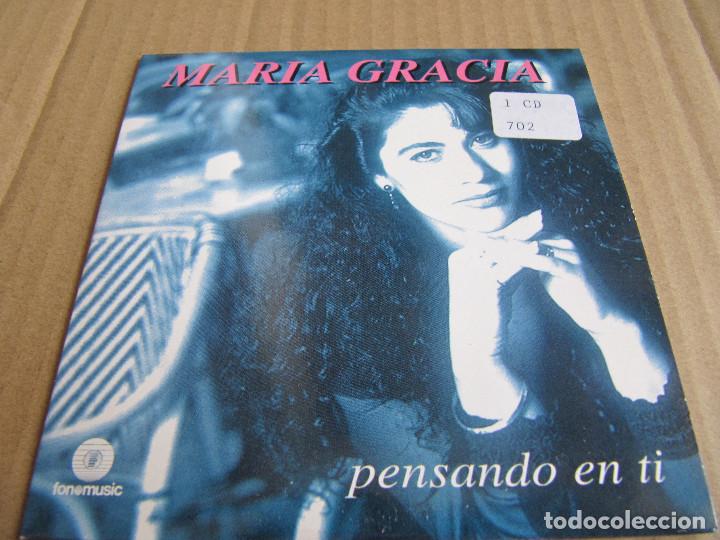 CDs de m&uacute;sica: MARIA GRACIA / PENSANDO EN TI (CD SINGLE 1997) - Foto 1