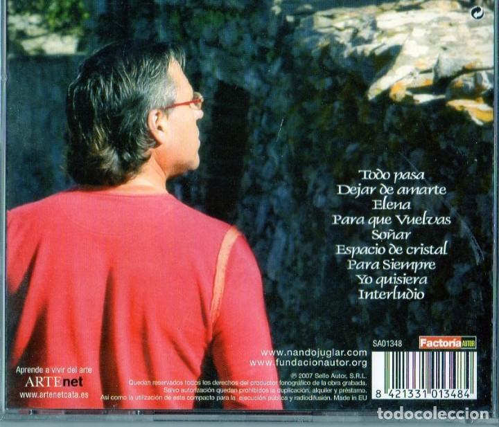 CDs de m&uacute;sica: NANDO JUGLAR - Espacio de Cristal - CD oferta - Foto 2