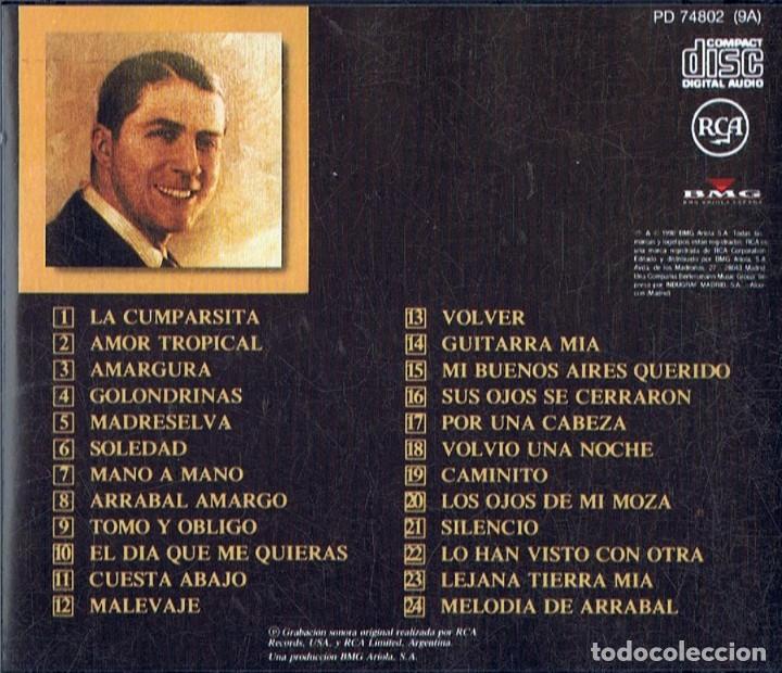 CDs de m&uacute;sica: CARLOS GARDEL EL TANGO (CD) - Foto 2