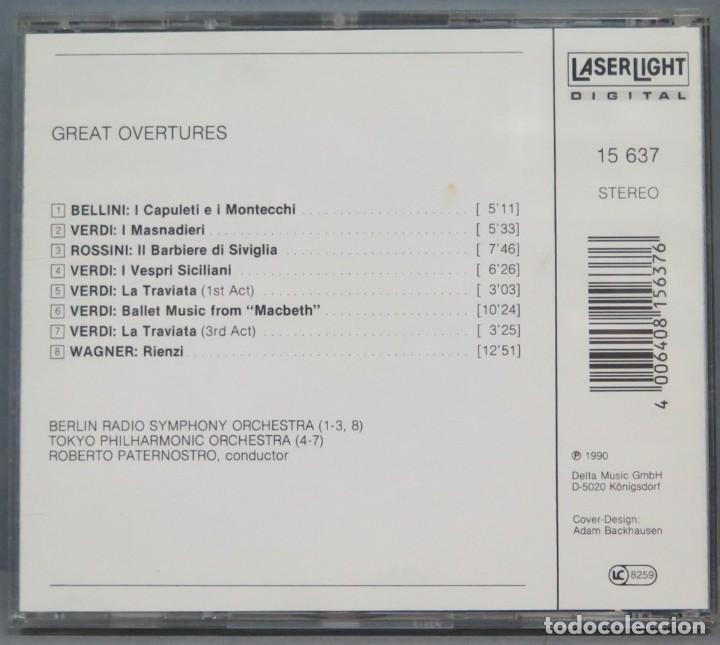 CDs de m&uacute;sica: CD. LES FLEURS. GREAT OVERTURES - Foto 2