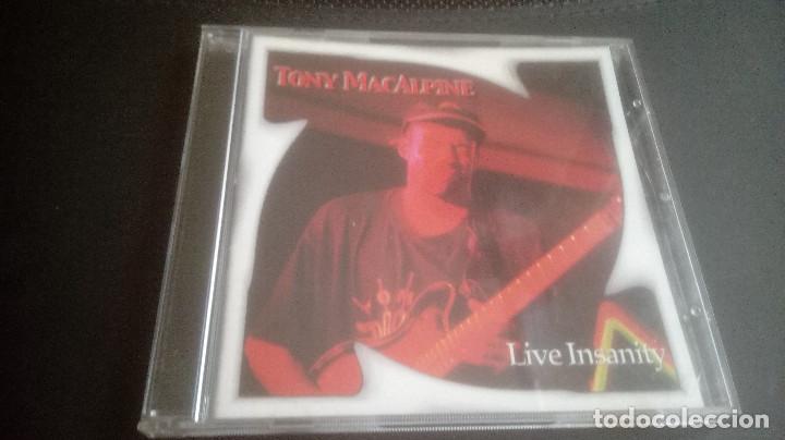 CDs de m&uacute;sica: TONY MACALPINE. LIVE INSANITY - Foto 1