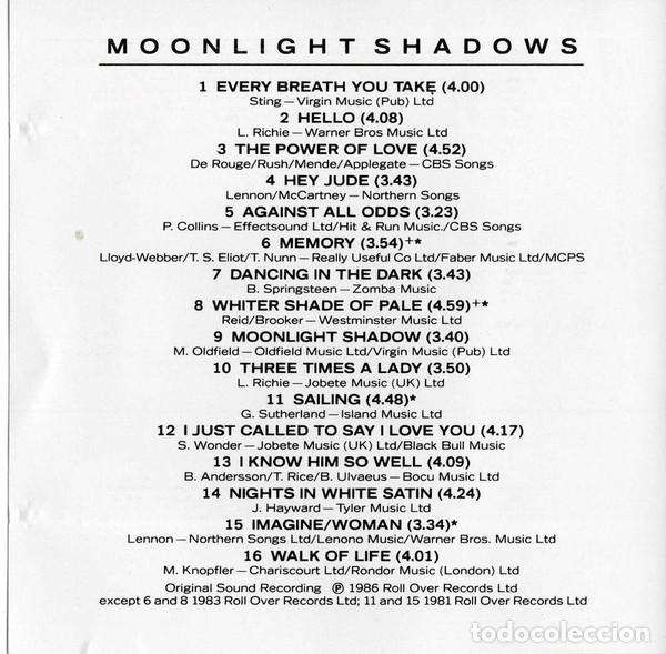 CDs de m&uacute;sica: The Shadows &lrm;&ndash; Moonlight Shadows precintado - Foto 2