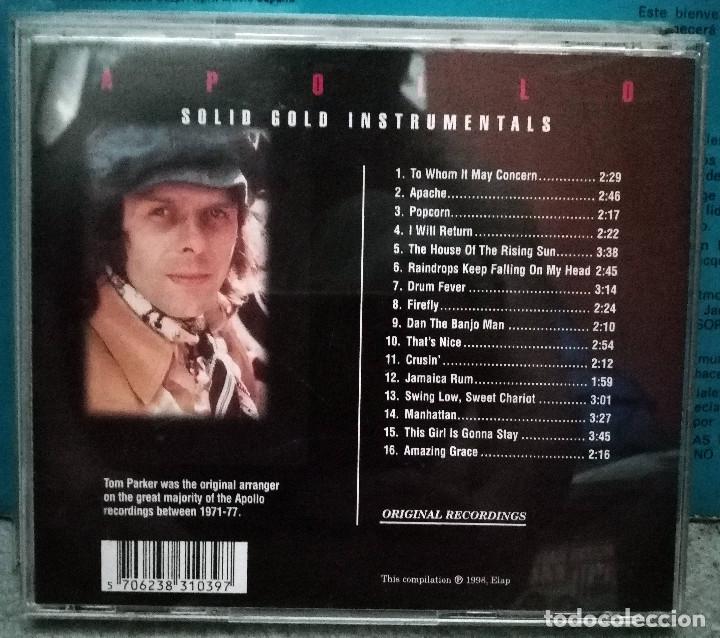 CDs de m&uacute;sica: Apollo &lrm;&ndash; Solid Gold Instrumentals UK 1998 Tom Parker - Foto 2