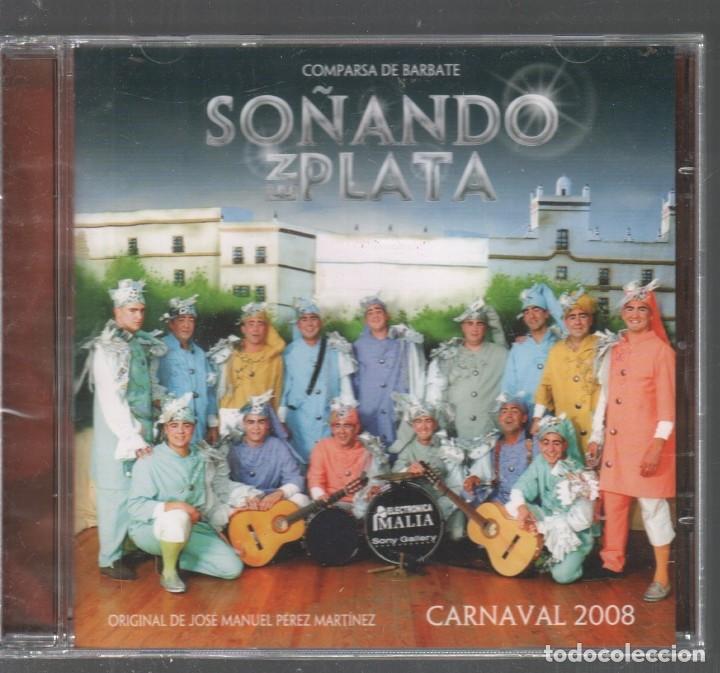CDs de m&uacute;sica: SO&Ntilde;ANDO EN PLATA - COMPARSA DE BARBATE / CARNAVAL 2008 , CD SIN ABRIR RF-7202 - Foto 1