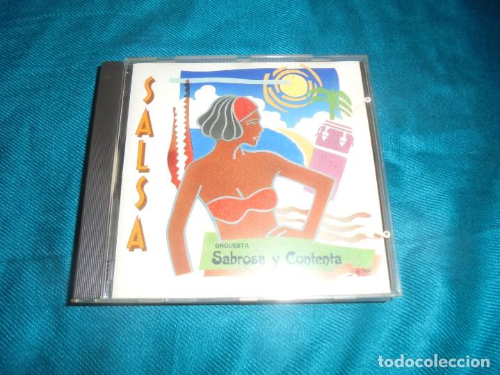 CDs de m&uacute;sica: ORQUESTA SABROSA Y CONTENTA. SALSA. JAZMIN, 1992. CD. IMPECABLE - Foto 1