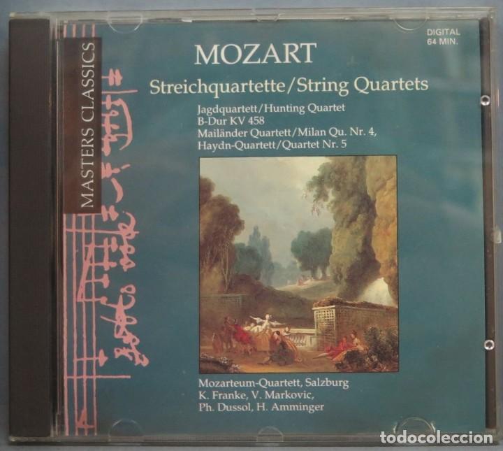 CDs de m&uacute;sica: CD. MOZART. STRING QUARTETS. KV 458 - Foto 1