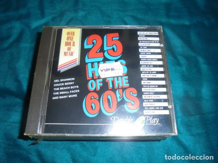 Music CDs: 25 HITS OF THE 60&acute;S. DOUBLE PLAY. CD. PRECINTADO (#)