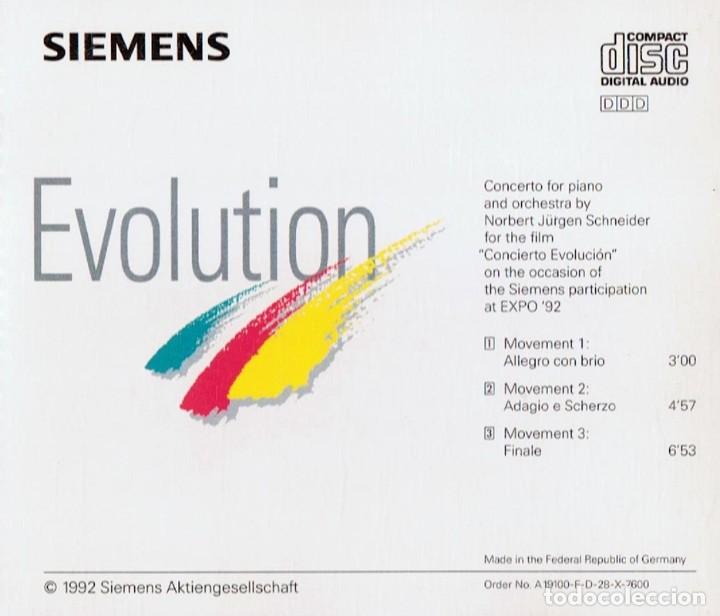 CDs de m&uacute;sica: EVOLUTION NORBERT J&Uuml;RGEN SCHNEIDER (CD) - Foto 2