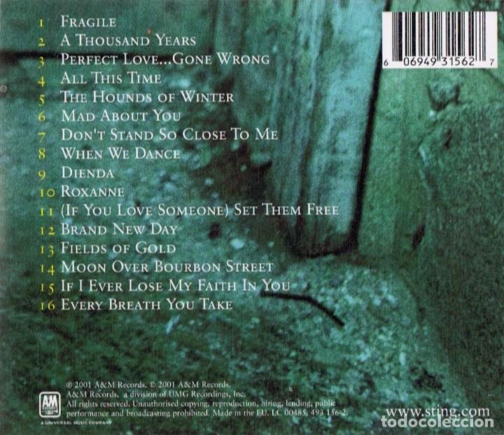 CDs de m&uacute;sica: STING ...ALL THIS TIME (CD) - Foto 2