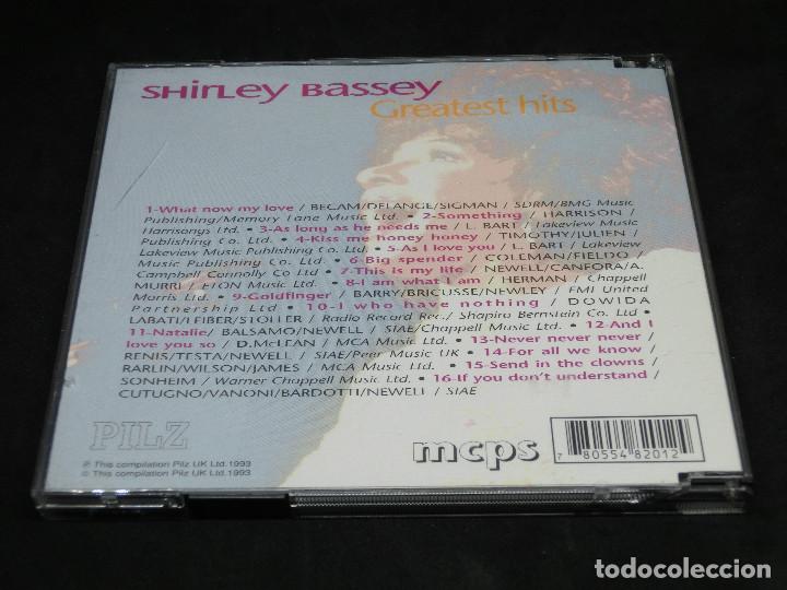 CDs de m&uacute;sica: CD - SHIRLEY BASSEY - GREATEST HITS - Foto 2