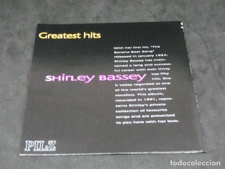 CDs de m&uacute;sica: CD - SHIRLEY BASSEY - GREATEST HITS - Foto 8