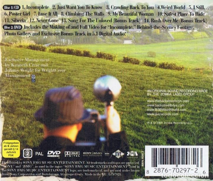 CDs de m&uacute;sica: BACKSTREET BOY NEVER GONE (CD + DVD) - Foto 2