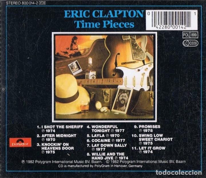 CDs de m&uacute;sica: ERIC CLAPTON TIME PIECES (CD) - Foto 2