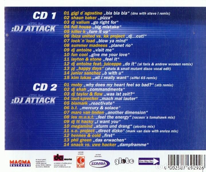 CDs de m&uacute;sica: DJ. ATTACK VOL 2 ( 2 CD&acute;S) - Foto 2