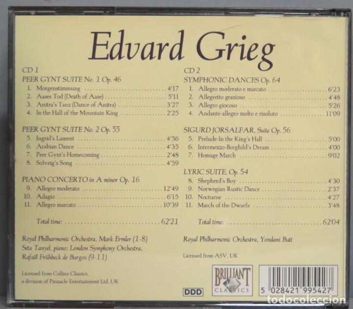 CDs de m&uacute;sica: 2 CD. EDVARD GRIEG. PEER GYNT - Foto 2