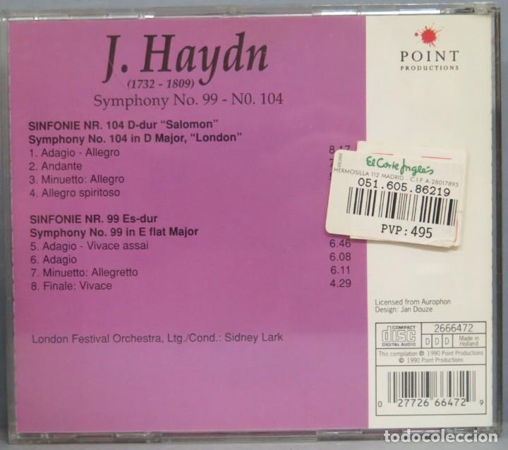 CDs de m&uacute;sica: CD. HAYDN. SYMPHONU N 99 Y 104 - Foto 2