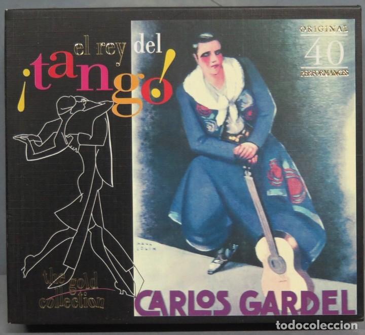 CDs de m&uacute;sica: 2 CD. CARLOS GARDEL. EL REY DEL TANGO - Foto 1