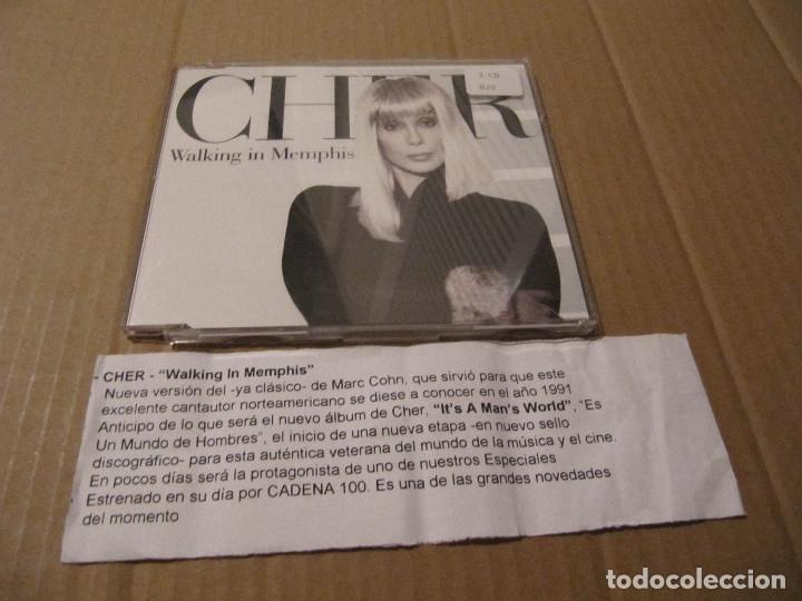 CDs de m&uacute;sica: Cher &ndash; Walking In Memphis CD CADENA 100 - Foto 1