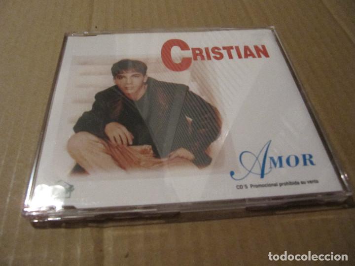 CDs de m&uacute;sica: CD single CRISTIAN CASTRO - Amor - Foto 1