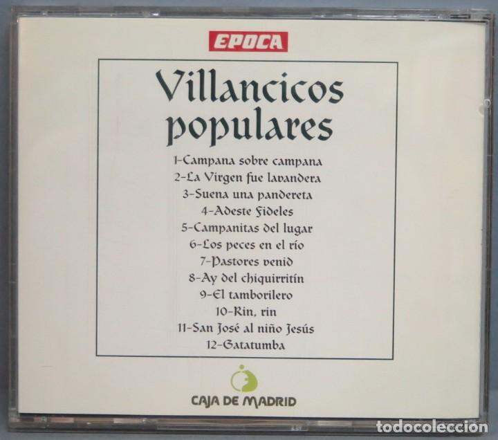 CDs de m&uacute;sica: CD. VILLANCICOS POPULARES. EPOCA - Foto 2