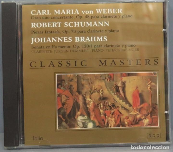 CDs de m&uacute;sica: CD. WEBER. BRAHSM. SCHUMANN - Foto 1