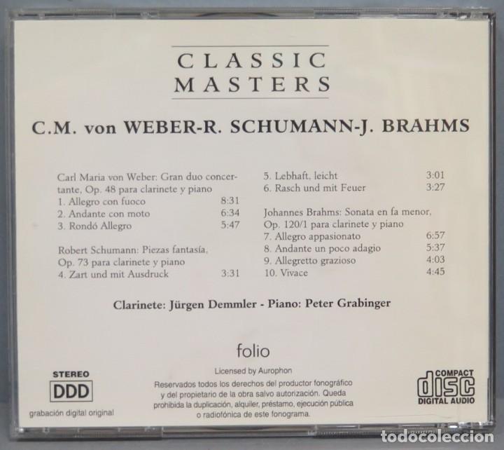 CDs de m&uacute;sica: CD. WEBER. BRAHSM. SCHUMANN - Foto 2