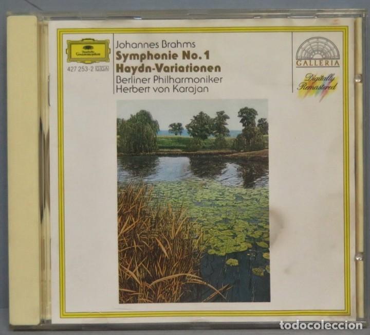 CDs de m&uacute;sica: CD. BRAHMS. SYMPHONIE 1 HAYDN VARIATIONEN - Foto 1