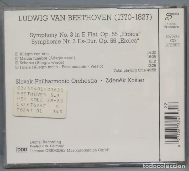 CDs de m&uacute;sica: CD. Beethoven Symphony no 3 classic. EROICA - Foto 2